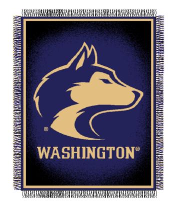 University of Washington Logo Throw