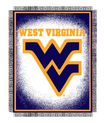 West Virginia University Logo Throw
