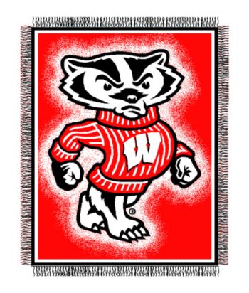 University of Wisconsin Logo Throw
