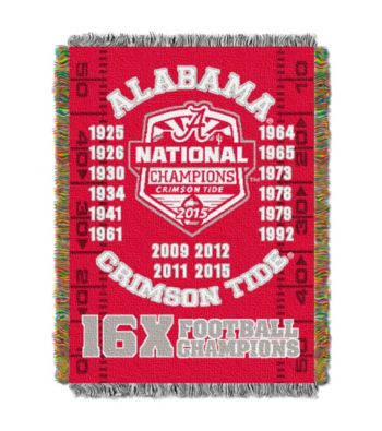 University of Alabama Commemorative Throw