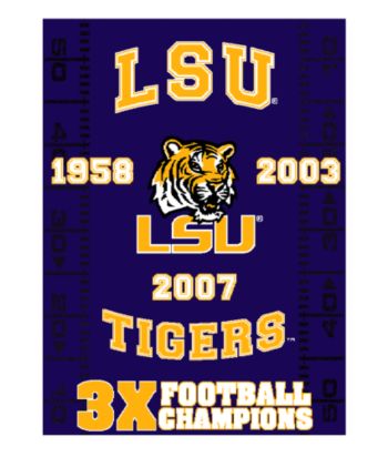 Louisiana State University Commemorative Throw