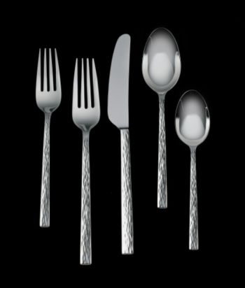 Vera Wang® Hammered 5-Piece Flatware Set