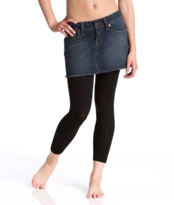 Just One Juniors' Zebra Textured Leggings