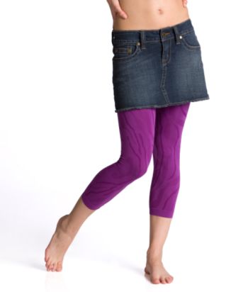 Just One Juniors' Zebra Textured Bright Leggings
