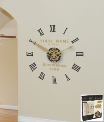 DCWV Home Once Upon a Wall Custom Classic Vinyl Wall Clock