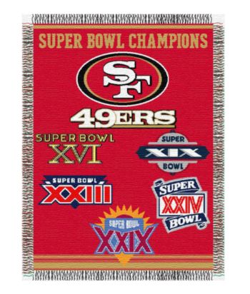 San Francisco 49ers Commemorative Throw