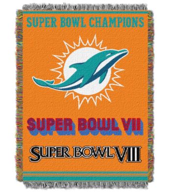Miami Dolphins Commemorative Throw