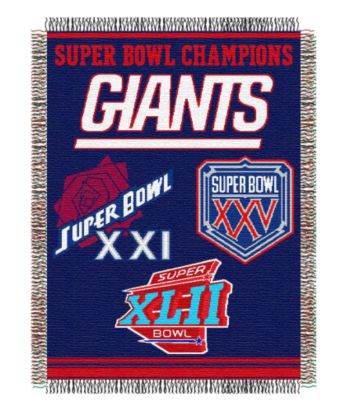 New York Giants Commemorative Throw