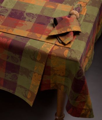 Harvest Jacquard Table Linens by LivingQuarters