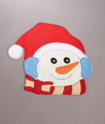 Snowman Place Mat by LivingQuarters
