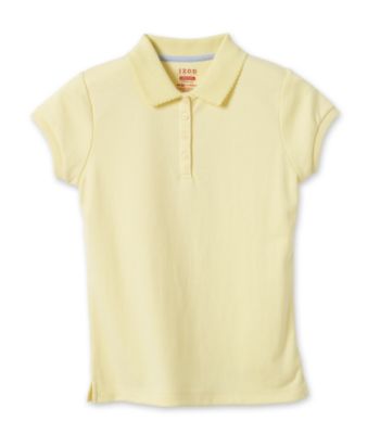 Izod® Girls' 4-16 School Uniform Polo - Yellow