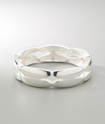 Napier® Silvertone Basics Stretch Bracelet