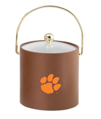 Kraftware™ Clemson University Football-Motif 3-Quart Ice Bucket with Logo