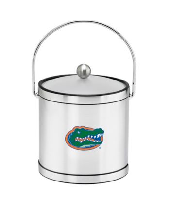 Kraftware™ University of Florida Brushed Chrome 3-Quart Ice Bucket with Logo