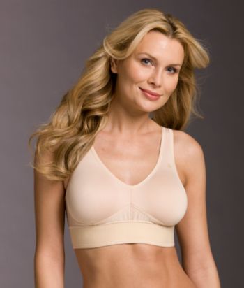 Jockey® Active Terry Band Sports Bra - Nude