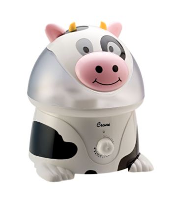 Crane Cool Mist Black/White Cow Humidifier