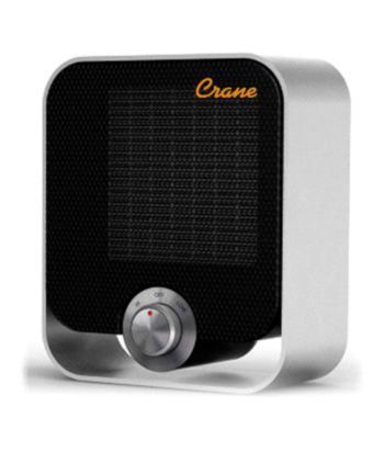 Crane Silver Ultra compact Personal Ceramic Heater