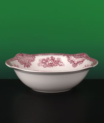 Johnson Brothers Old Britain Castles Pink Round Vegetable Bowl