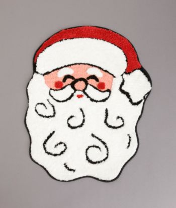 Sunham Home Fashions Jolly Santa Holiday Rug