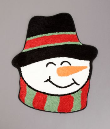 Sunham Home Fashions Jolly Snowman Holiday Rug