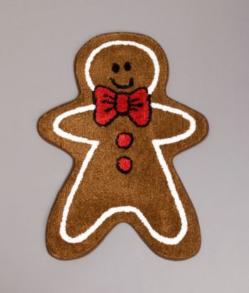 Sunham Home Fashions Gingerbread Boy Holiday Rug