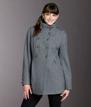 Ruff Hewn Stand Collar Officer's Coat