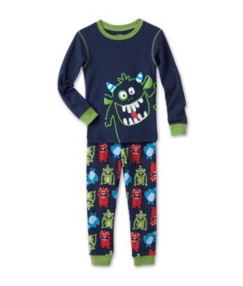 Carter's® Infant and Toddler Boys' Monster 2-Piece Sleep Set - Navy/Green