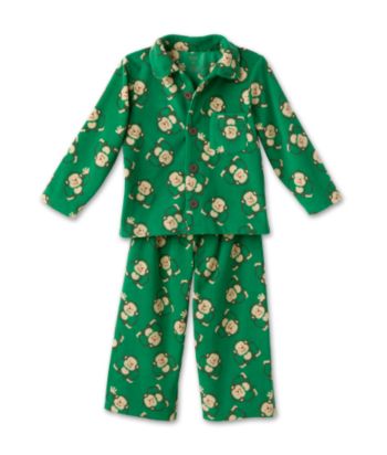 Carter's® Boys' 2T-4T Monkey Coatfront 2-Piece Sleep Set - Green