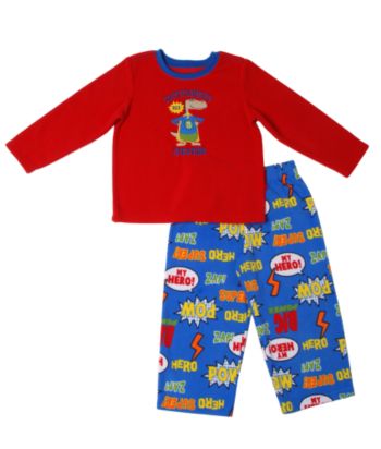 Carter's® Boys' 2T-4T Supersaurus 2-Piece Sleep Set - Red/Blue
