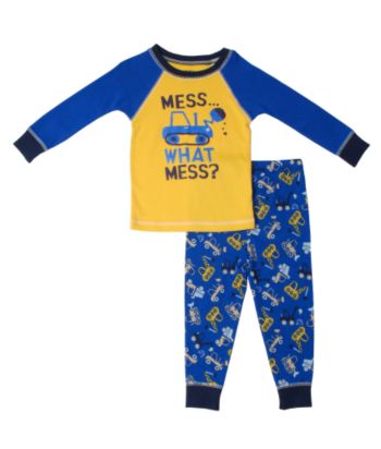 Carter's® Infant and Toddler Boys' Construction 2-Piece Sleep Set - Blue/Yellow