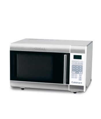 Cuisinart Stainless Steel and White Microwave