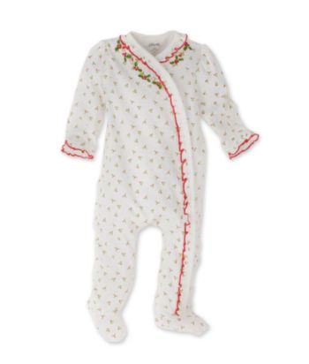 Little Me Baby Girls' Holly Footie - Multi
