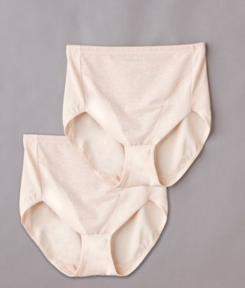 Bali® Passion for Comfort Pretty Light Control Brief 2-Pack - Taupe