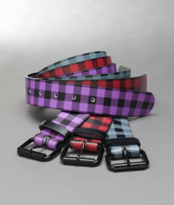 Fantas-Eyes Buffalo Plaid Belt