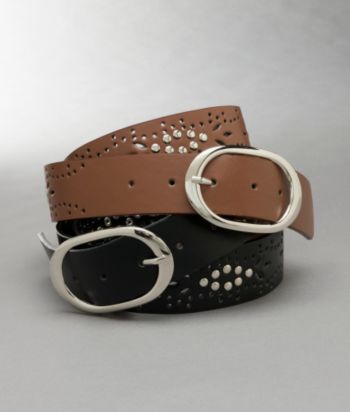 Fantas-Eyes Flower Studded Belt