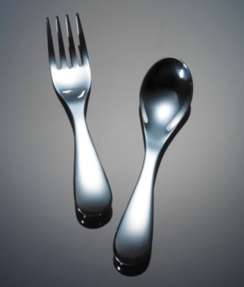 Yamazaki® Tantalyn 2-Piece Baby Flatware Set