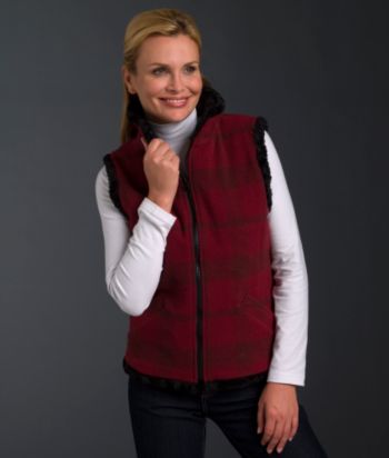 Woolrich® Somerton Vest - Ruby Plaid