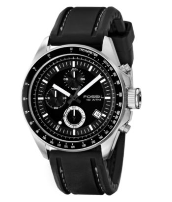 Fossil® Men's Chronograph Watch - Black