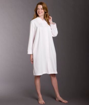 Miss Elaine® Short Brush Back Terry Robe