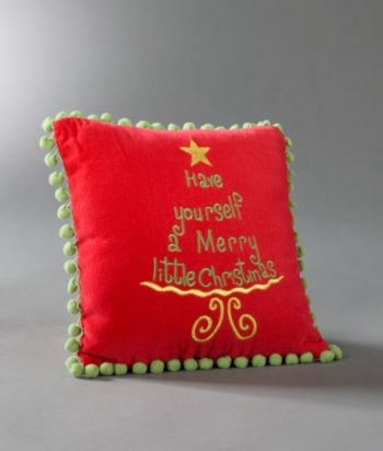 LivingQuarters Decorative Holiday Pillow - Have Yourself