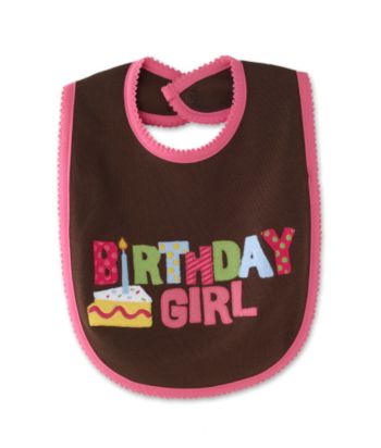 Carter's® Baby Girls' Birthday Bib - Brown