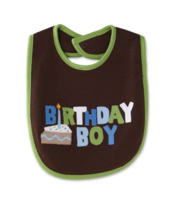 Carter's® Baby Boys' Birthday Bib - Brown