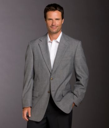Statements Men's Hopsack Blazer - Gray