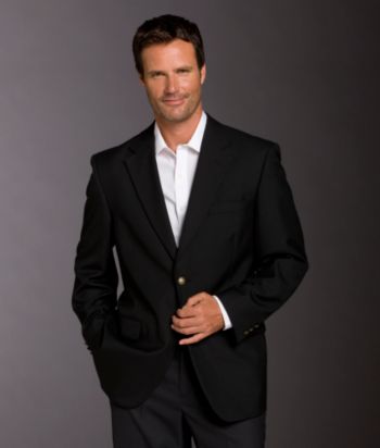 Statements Men's Hopsack Blazer - Black