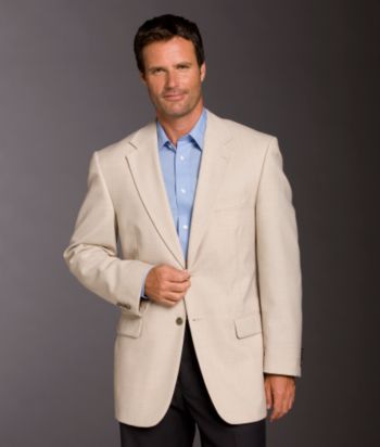 Statements Men's Hopsack Blazer - Light Tan