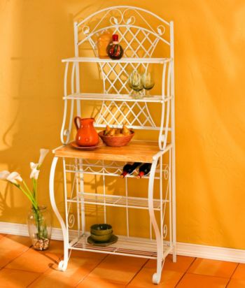 Holly & Martin™ Country Trellis Baker's Rack