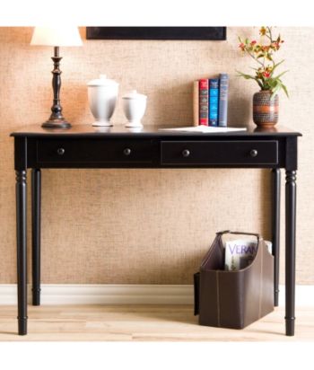 Holly & Martin™ Parker Black 2-Drawer Writing Desk