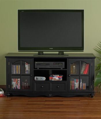 Holly & Martin™ Roosevelt Large TV Console - Antique Black