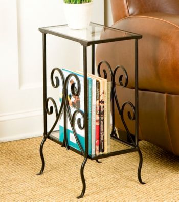 Holly & Martin™ Kilpatrick Decorative Metal Magazine Table