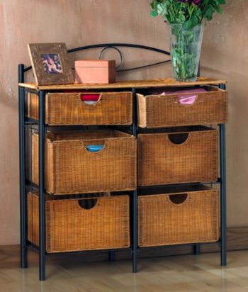 Holly & Martin™ Lillian Iron/Wicker Storage Chest